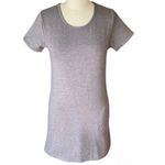 Serra NWT ~ Gray Knit Short Sleeves Side Pockets Dress ~ Women's Size MEDIUM Photo 1