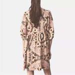 Ba&sh Cleo Mini Dress Tie Dye Oversized Ikat Print Boho Casual Size 1 (XS-2) Photo 3