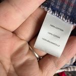 Noble outfitters plaid button down shirt 100% cotton casual western women's 1X Pink Photo 5