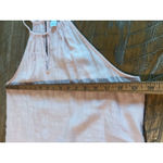 Nine West  Women Pink Textured Halter Neck Keyhole Tank Top Size L Photo 5
