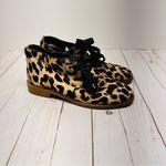 Kate Spade Barrow Leopard Print Calf Hair Chukka Ankle Boots Size 7 Photo 1
