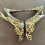 via spiga ANIMAL PRINT SLINGBACK STRAP PLATFORM STILETTOS SANDAL SHOES 8 Photo 6