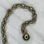 Skinny Hoop Gold Tone Metal Chain Link Belt One Size (OS) Y2K Minimalist ✨ Photo 11