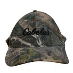 Cabela's  Camo Logo Emrboidered Snapback Brown Bill Hat Country Southern OS Unisex Photo 0