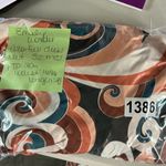 Chic Swirl Midi Dress in Brown and Cream Size M Photo 3