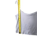 Levi's Tank Top Womens XL Light Blue Cropped Camisole Ribbed Bow Detail Casual Photo 7