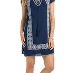 Vineyard Vines NWOT  Lace Up Tunic Dress - Navy/White - 0 Photo 0