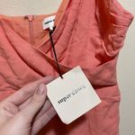superdown NEW Revolve Maribelle Faux Wrap Mini Dress Peach Pink Size Large Photo 8