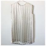 Rebecca Minkoff  • Lars Silk Sleeveless Metallic Stripe Shift Dress Size S Photo 3