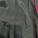 Vintage Private Touches Black Hot Pink Floral Embroidered Robe Photo 4