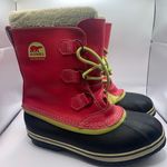 Sorel Yoot Pac Pink Winter Snow Boot Faux Fur NY1443-600 Womens Size US7 Photo 0