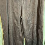 Cynthia Ashby Dark Copper Bronze Brown Wide Leg Culottes Palazzo Pants W36 Silk? Size undefined Photo 10