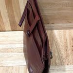 Bottega Veneta Vintage Made in Italy Bordeaux Leather Wristlet Pouch Bag Photo 3