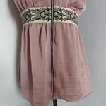 Xhilaration Zipper Front Camisole Mauve Blouse Top Photo 2