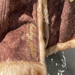 Baby Phat  Brown Faux Fur Women’s Brown Coat Size Large Vintage VTG Photo 8
