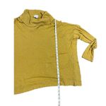 Anthropologie Postage Stamp marigold yellow turtleneck sweater size medium Photo 4