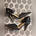 ZARA  Black Heels Embellished Ankle Strap EU 36 US 5.5 Photo 1