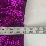 Capsulle size small Purple Sequin velour mini Dress party night boutique Photo 6