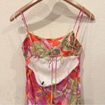 ASTR  Gabriella Midi Dress in Orange Purple Multi Size Small NWT Photo 5