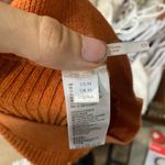 Free People Orange Keep It Real Ribbed Flare Pant Sz M Photo 4