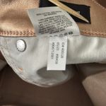 EXPRESS  Metallic Rose Gold Jeans‎ 2R Modern Straight Disco Party Cybercore Photo 8