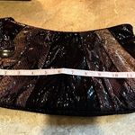 Nine West  Faux Python Snake Print Black Metallic Clutch Photo 9