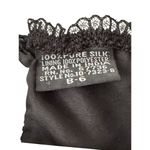 Vintage Jewel Queen Sequin Embellished Black Silk Blouse Multicolor Sz B Photo 3