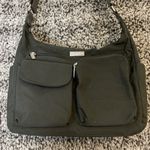 Baggallini Everyplace Bag Purse Charcoal Grey Zip Closer Crossbody Lightweight Photo 1