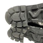 Gucci Trip Sylvie Lug Sole Leather Combat Chelsea Boots Black Size 41 Photo 8