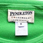 Pendleton Vintage Green Short Sleeve Cotton Top ~ Women's Size MEDIUM Photo 3
