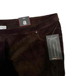Avenue NWT Women's Your Fit Plus Size Brown Ribbed Velour Leggings Size 26/28 Photo 1