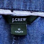 J.Crew Ladies Thin Denim Blue Jean Cotton Long City Fit Shorts ~ Women's Size 10 Photo 2