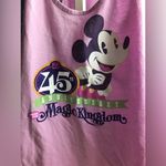 Disney parks magic kingdom 45th anniversary tank top -size medium -preowned Photo 1