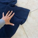 Sail To Sable  Navy Blue Peplum Top Sz Small Photo 2