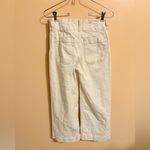 Anthropologie  Maeve Colette Crop Wide-Leg Jeans in Latte Foam Photo 6