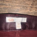 Gianni Bini Gianni Binni Burgundy/Wine Faux Leather Pants Size 13 Photo 1