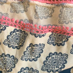 Matilda Jane  Romper Medium Blue and Pink Patterned Shorts Boho Photo 6