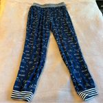 Harry Potter Wizarding World 2 piece pajama set blue with owls glasses spells S Photo 3