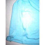 Natori NWT New Designer Night Gown Long Womens Light Blue XS Lace Detail Flower Photo 5