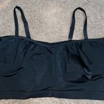 Cacique Lightly Lined No-Wire Ruffle Off Shoulder Swim Bikini Top Black 26 Photo 4