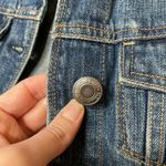 American Eagle Outfitters Womens Blue Long Sleeve Button Front Denim Jacket XS Photo 3