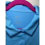 NikeGolf Dri-fit Victory Solid Sleeveless Light Blue Shirt Womens Size 2XL NWT Photo 2