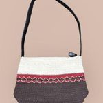 Crazy Horse Shoulder Bag Y2K Crochet Macrame Style Beach Vacation Travel Purse Brown Photo 0