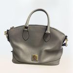 Dooney & Bourke Darcy Gray Saffiano Leather Top Handle Satchel Shoulder Bag Photo 3