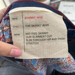 Johnny Was  10 inch high rise skinny jeans size 30 dark wash Photo 4