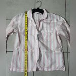 Victoria's Secret Victoria’s secret Women stripe pink/white pajama shirt top size XS Photo 4