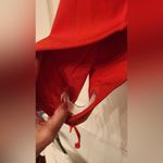 Good American Sculpt Lace Up Back Red One Piece Swimsuit Women’s Size 7/ 4XL Photo 7