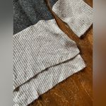 Michael Kors Gray Colorblock Mock Neck Sweater Size MD Photo 2