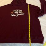 No Boundaries Never Late to Tailgate Hoodie Shirt Juniors Size XXL 19 Soft Cozy Thumbholes Photo 5