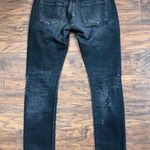 AGOLDE  • Chloe Jeans low rise boyfriend slim Liverpool black distressed ripped Photo 8